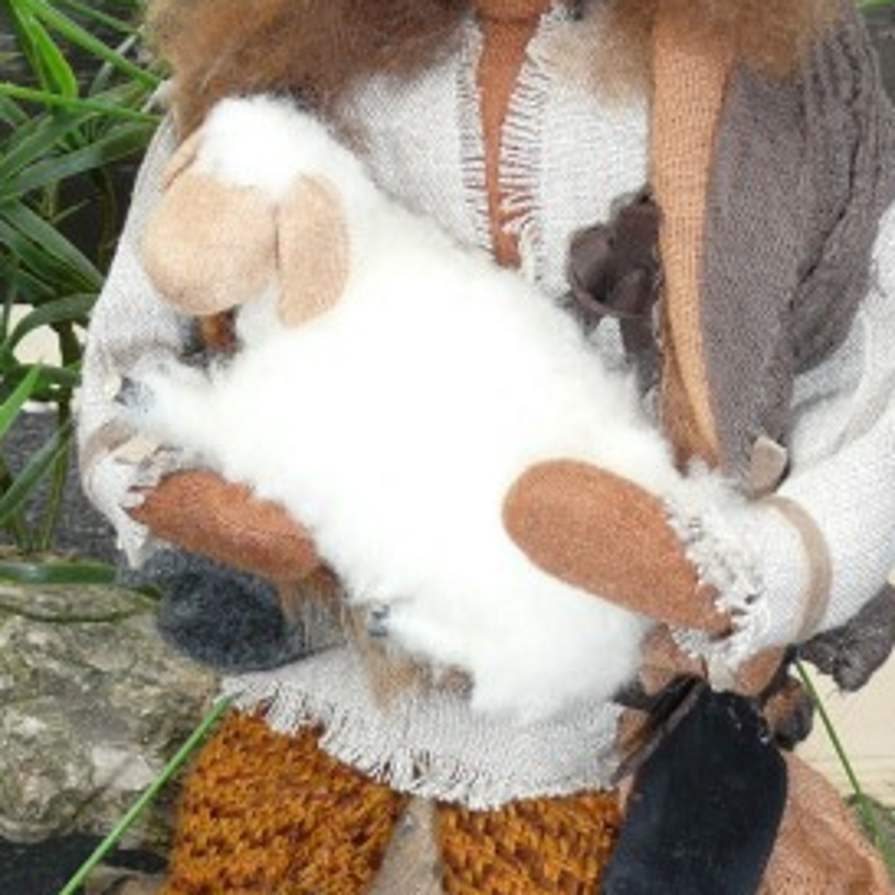 Lamm handgenäht 